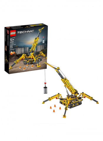 920-Piece Compact Crawler Crane Building Toy Set 42097