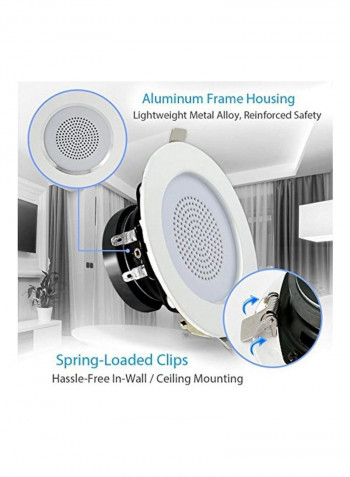 Mountable Speaker Pair PDIC3FR White