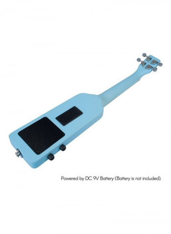 Solid Wood Electric Ukulele Uke Kit with Carrying Bag