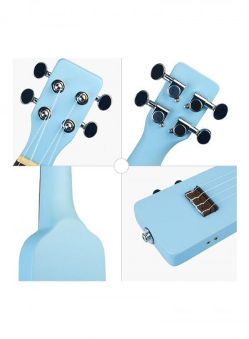 Solid Wood Electric Ukulele Uke Kit with Carrying Bag
