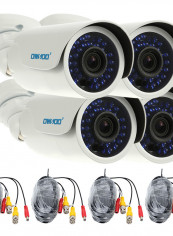 4 Piece AHD 720P 1500TVL Security CCTV Camera