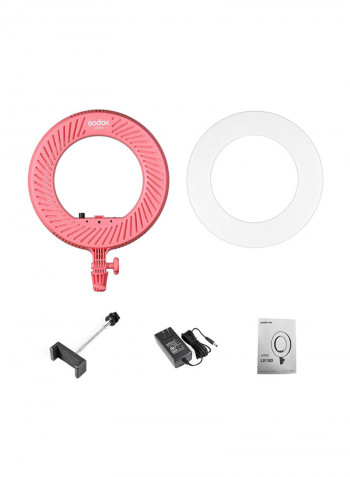 LR180 Ring LED Video Light Pink