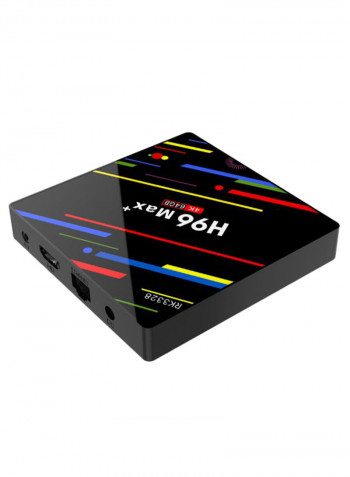 H96 Max Plus UHD 4K Media Player Smart TV Set-Top Box WT2119 Multicolour