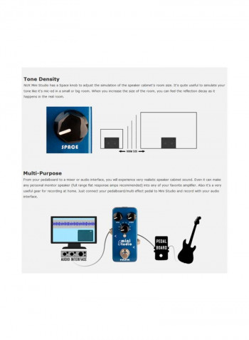 Mini Studio Speaker Effect Pedal