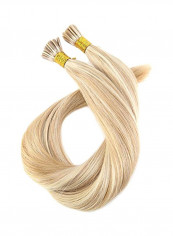 50 Strand Tip Hair Extension Set Honey Blonde 18inch