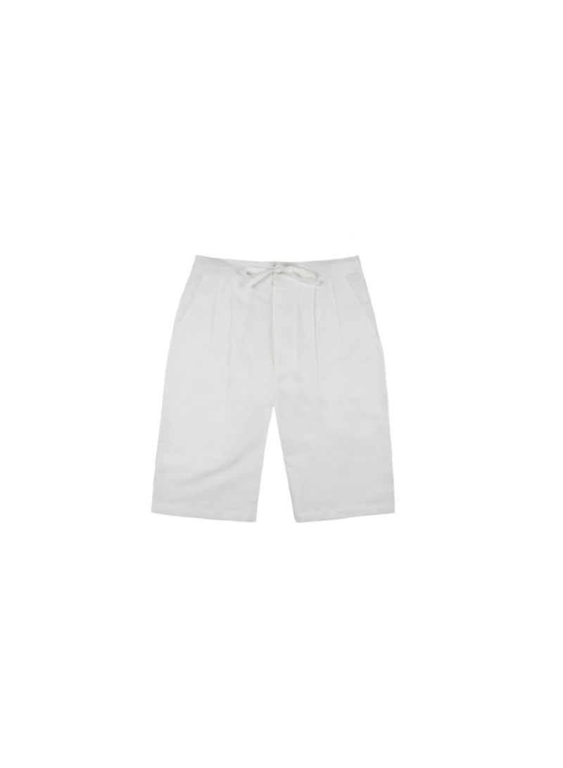 Comfortable Linen Shorts White