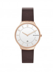 Men's Leather Analog Watch ALG056SKW6458