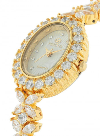 Women's Metal Analog Wrist Watch P21856-GMpG