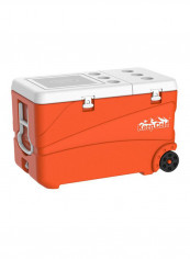 Keep Cold Plastic Deluxe Icebox Orange/White 102L reviews Keep Cold Plastic Deluxe Icebox Orange/White 102L