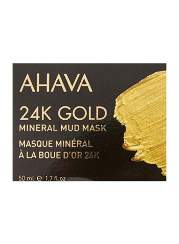 24K Gold Mineral Mud Mask 1.7ounce