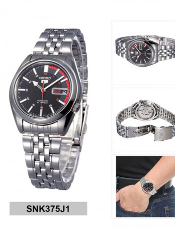 Men's 5 Stainless Steel Automatic Analog Watch SNK375J1