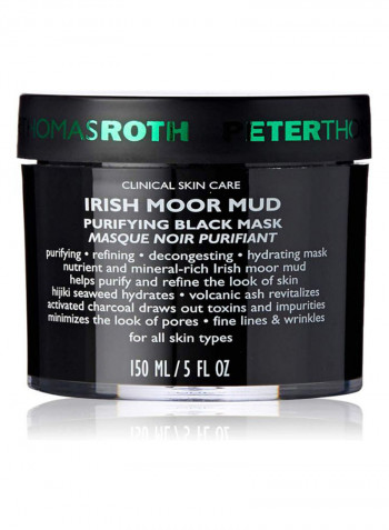 Irish Moor Mud Purifying Black Mask 5ounce
