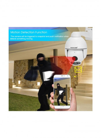 K54 Wireless Dome PTZ Surveillance Camera - UK Plug