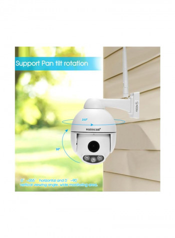 K54 Wireless Dome PTZ Surveillance Camera - UK Plug