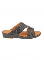 Slip On Comfort Wear Arabic Traditional Sandals Black