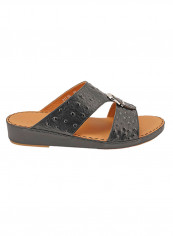 Slip On Comfort Wear Arabic Traditional Sandals Black