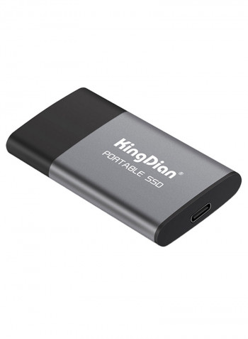 Portable SSD External Hard Drive 120GB Black/Grey