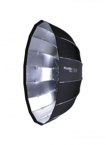 Raja Quick Folding Octa Softbox 150centimeter Black/Silver
