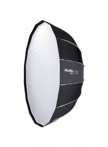 Raja Quick Folding Octa Softbox 150centimeter Black/Silver