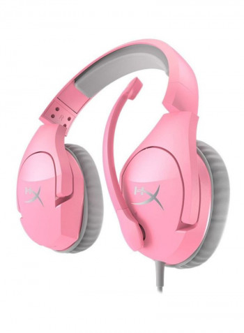 HyperX Cloud Stinger Wired Over-Ear Headsets Pink/Grey