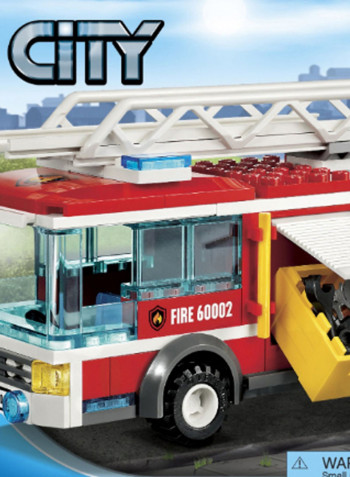208-Piece City Fire Truck Building Set 60002