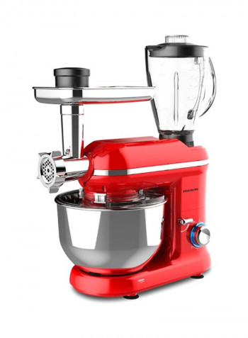 Stand Mixer With Blender Meat Grinder FD5126 Red/Clear