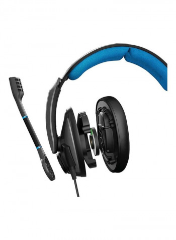 Sennheiser Acoustic Gaming Headphones For PS4/PS5/XOne/XSeries/NSwitch/PC Black/Blue