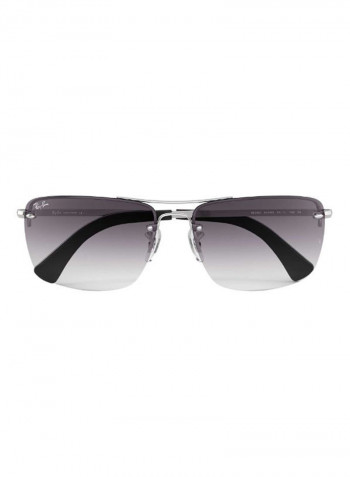 Men's Classic Square Sunglasses - Lens Size: 61 mm