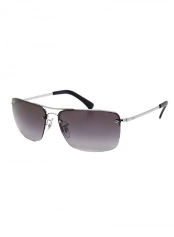 Men's Classic Square Sunglasses - Lens Size: 61 mm