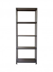Stahl Slotted Angle Shelving Rack Dark Grey reviews Stahl Slotted Angle Shelving Rack Dark Grey
