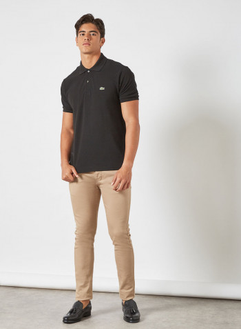 Classic Fit Polo Black