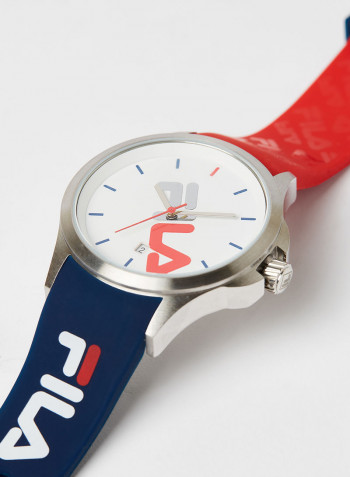 Men's Colorblock Logo Watch