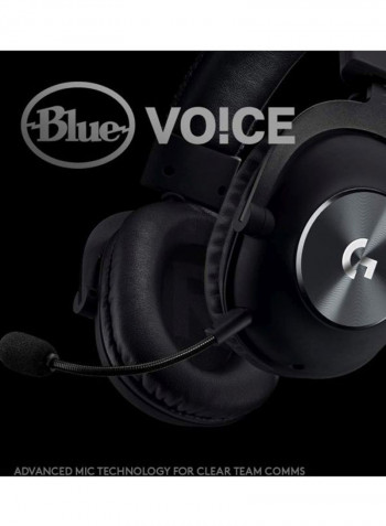Pro X Gaming Headset With Blue Voice Black