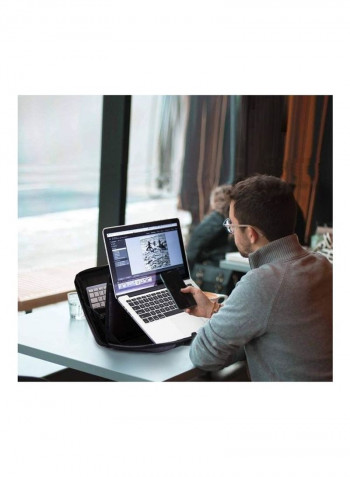 Travel Laptop Portfolio Folder Black