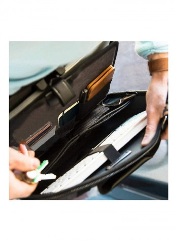 Travel Laptop Portfolio Folder Black