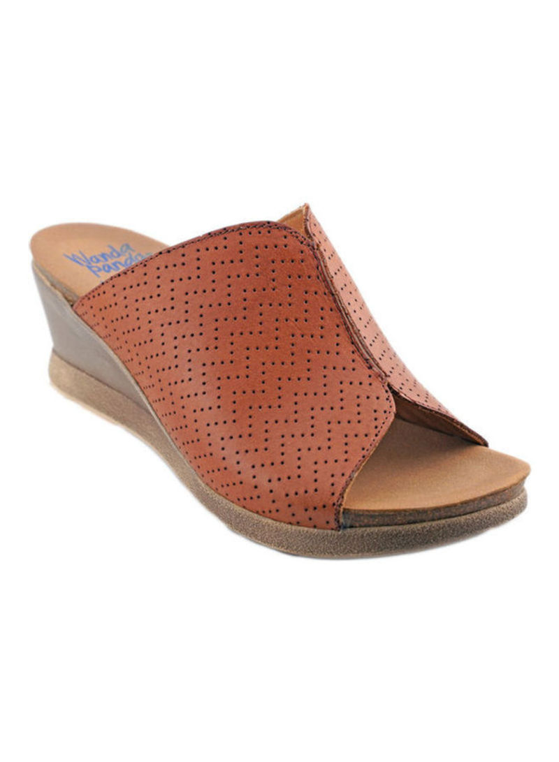 Comfortable Slip On Casual Sandals Brown