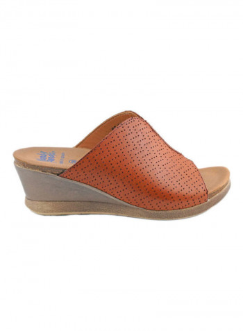Comfortable Slip On Casual Sandals Brown