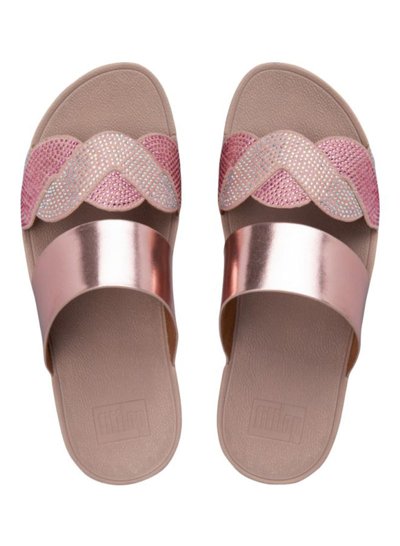Paisley Rope Sandals Soft Pink