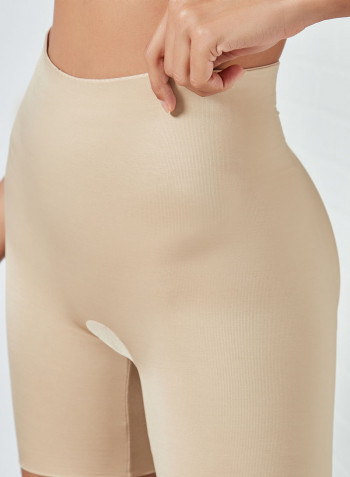 Suit Your Fancy Mid-Thigh Booty Booster Nude