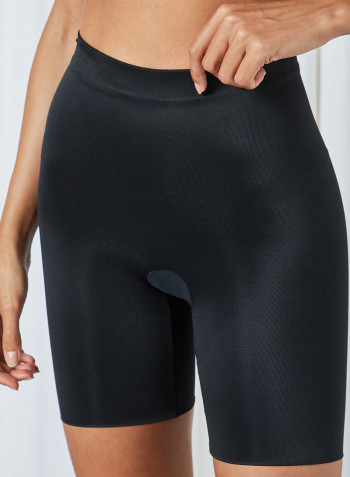 Suit Your Fancy Mid-Thigh Booty Booster Black