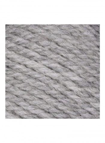 Medium Worsted Knitting Yarn Pale Grey 208yard