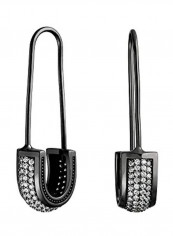 925 Sterling Silver 1.76 Carat Cubic Zirconia Studded Earrings