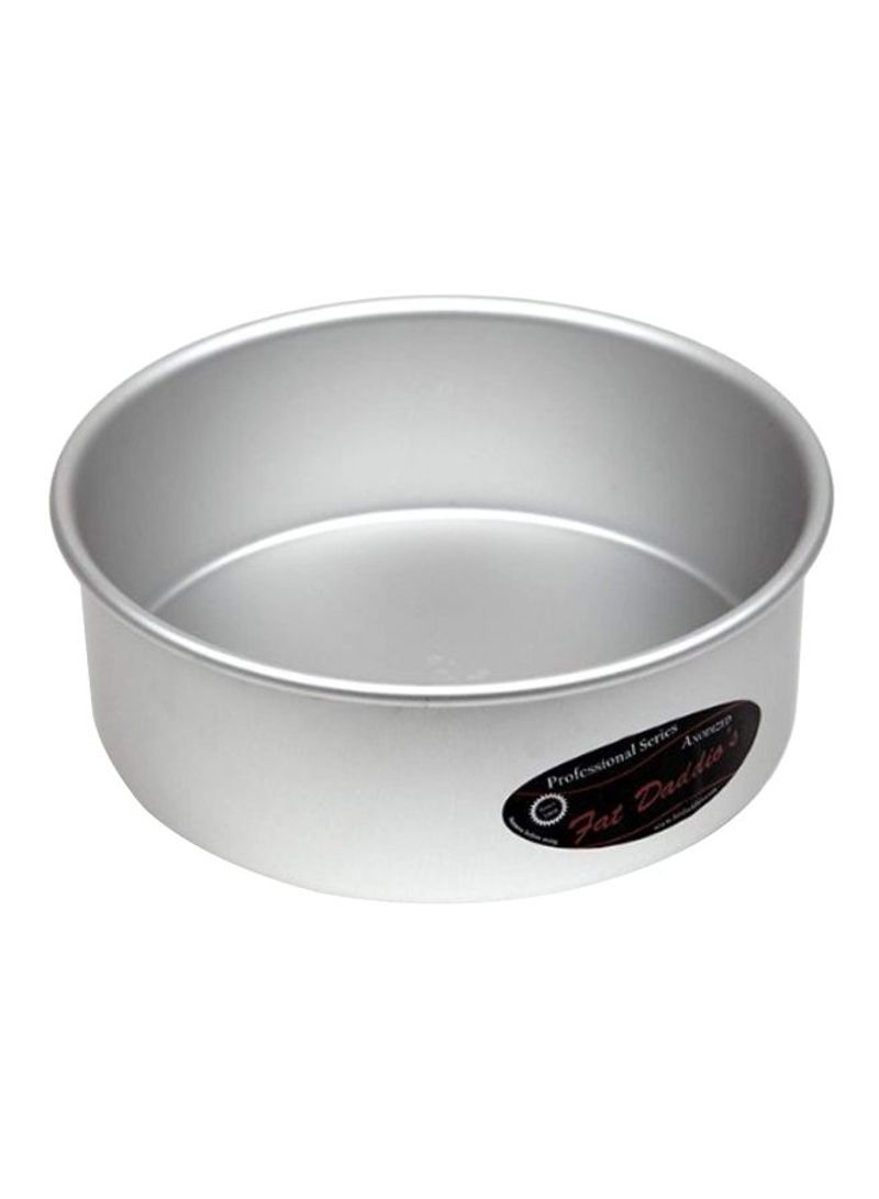 Round Cake Pan Silver 12x3inch