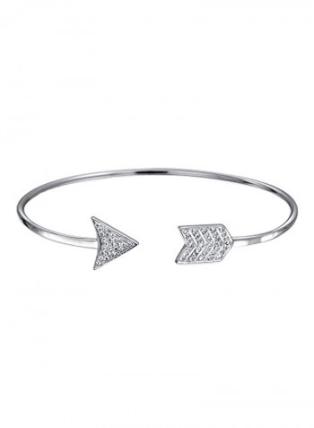 925 Sterling Silver Love Arrow Tips Cuff