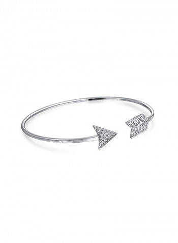 925 Sterling Silver Love Arrow Tips Cuff
