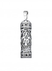 925 Sterling Silver Parchment Pendant