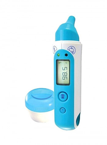 Bluetooth IR Digital Outdoor Thermometer Blue/White