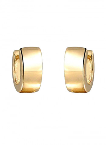 925 Sterling Silver Gold Plated Hoop Earrings