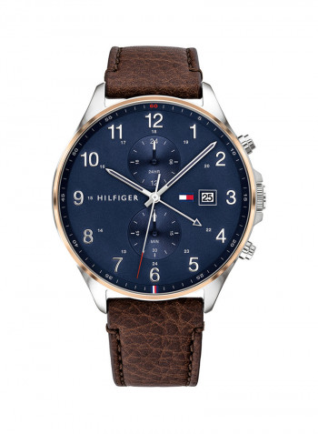 Men's Leather Analog Wrist Watch 1791712