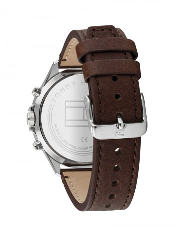 Men's Leather Analog Wrist Watch 1791712